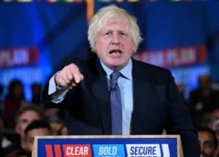 Ex-PM Boris Johnson makes surprise appearance in British election campaign